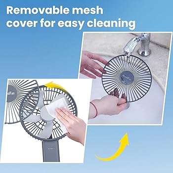 Amazon.com: HandFan 6 Inch Handheld Fan with 4000mAh Battery